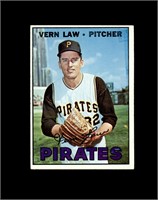 1967 Topps #351 Vern Law EX to EX-MT+
