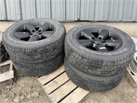 4 tires/rims from Dodge GOODYEAR WRANGLERS