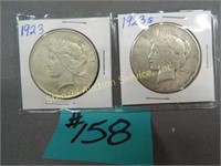 1923, 1923s Peace Silver Dollars