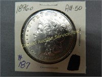 1896o Morgan Silver Dollar - AU-50