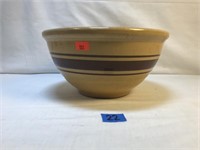 Vintage Yellow Ware Mixing Bowl, 4 ½” T x 8 ½” W