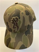 Browning one size fits all camouflage ball cap