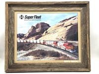 Santa Fe Super Fleet Framed Print 24.5” x 20.25”