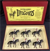 VTG. W. BRITAINS LIFEGUARDS SET, NEW IN BOX