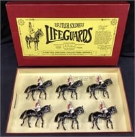 VTG. W. BRITAINS LIFEGUARDS SET, NEW IN BOX