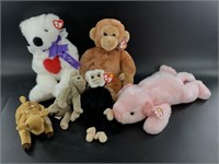 Assorted Beanie Babies, various sizes