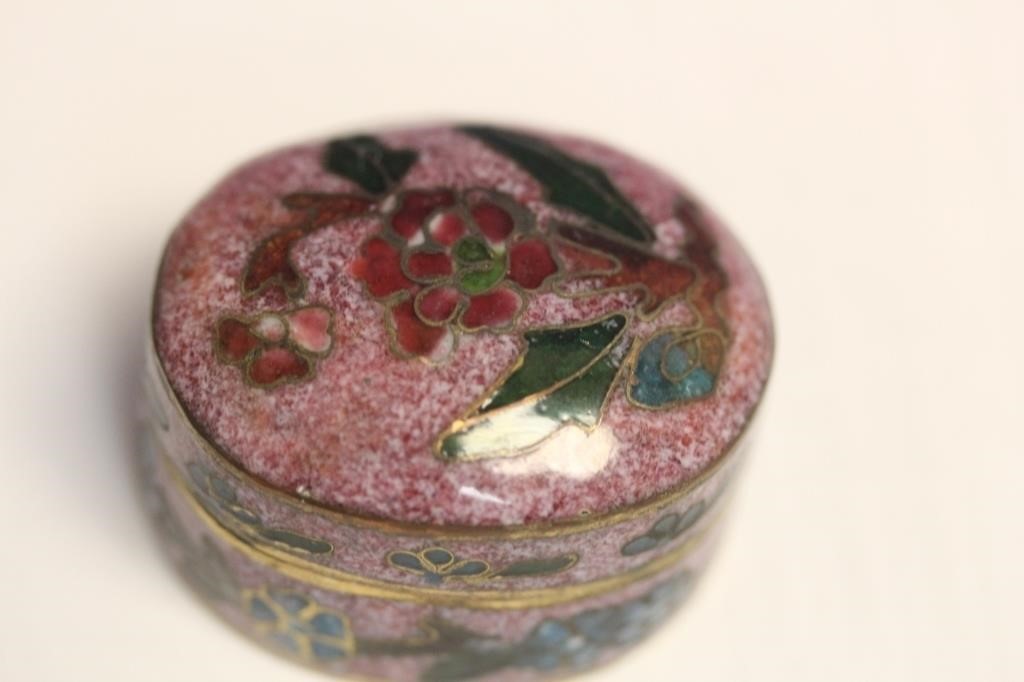 A Cloisonne Trinket Box