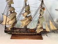 Spanish Frigate Ship, Circa 1780, 24inT X 32in L