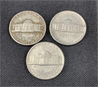 1971,1962 & 1993 Nickels