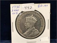 1935 Can Silver Dollar EF40