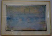 Framed Claude Monet  -  Bridges 25" x 35"