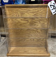 25x22x8 Oak and Acrylic Diecast Display Case