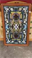 Stained Window w/ Flower Center