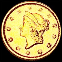 1852 Rare Gold Dollar UNCIRCULATED