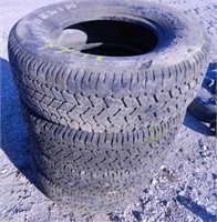 (4) Michelin LT 235/75/15 tires with no rims
