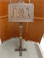 Vintage Wood Sheet Music Adjustable Stand