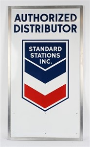 STANDARD STATIONS INC DSP PORCELAIN SIGN