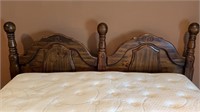 Wooden five post king size bed