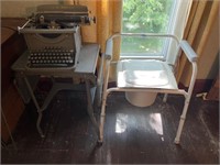 Typewriter Stand, Porta-Potty