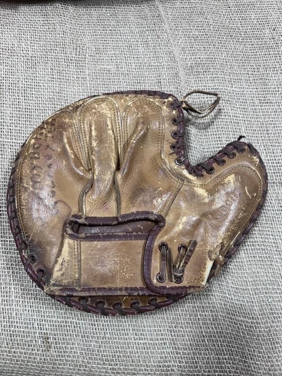 antique baseball glove