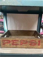 Pepsi wooden crate 18”Lx12”Wx4.5”