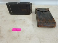 Vintage Kodak camera and leather case