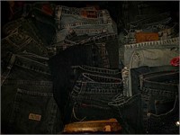 23 assorted jeans including skirts and shorts in
