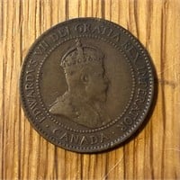 1906 Canada One Cent Coin