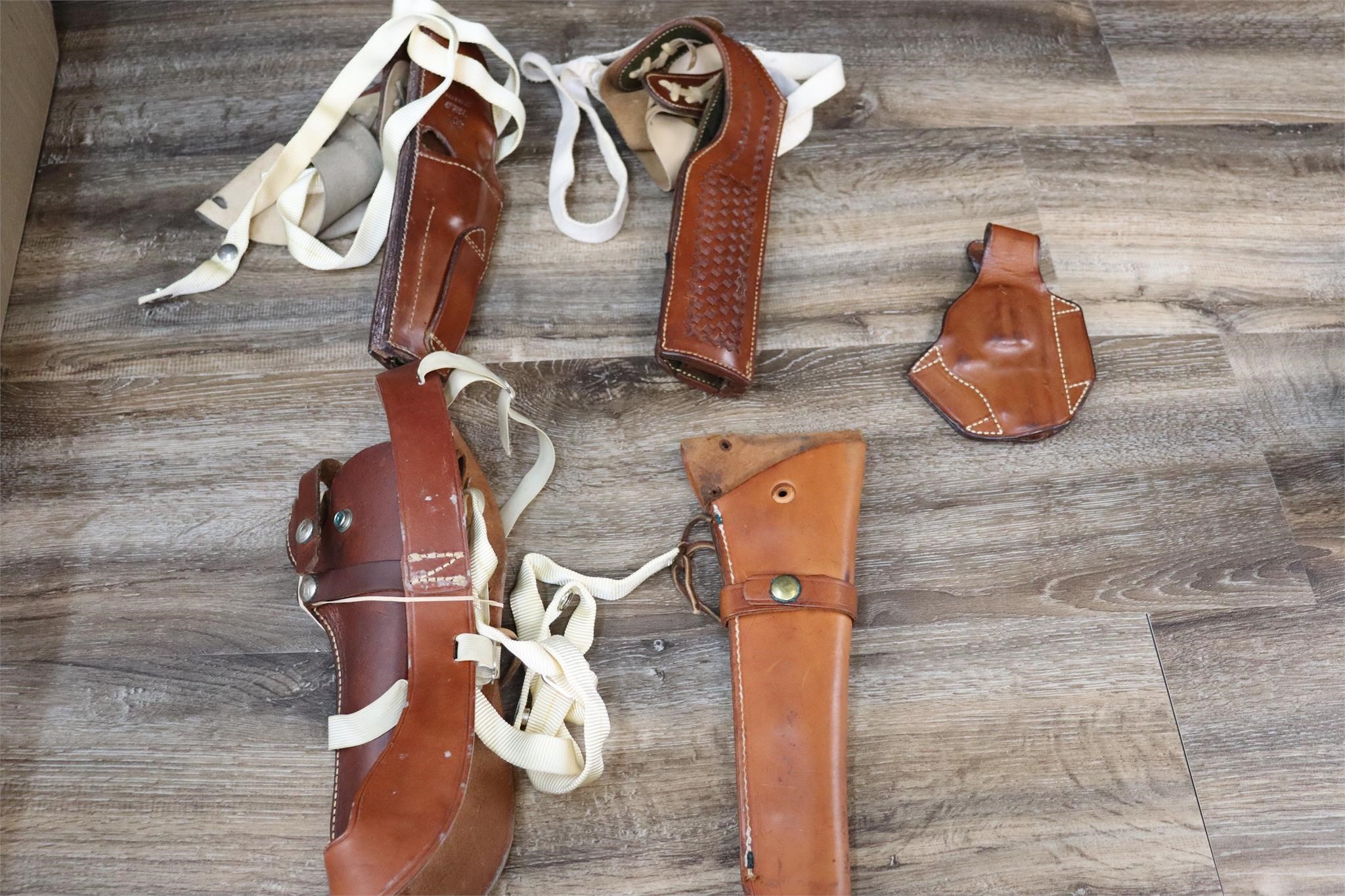 Lot of 5 Leather Holsters