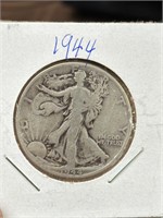 1944 P Walking Liberty Silver Half Dollar