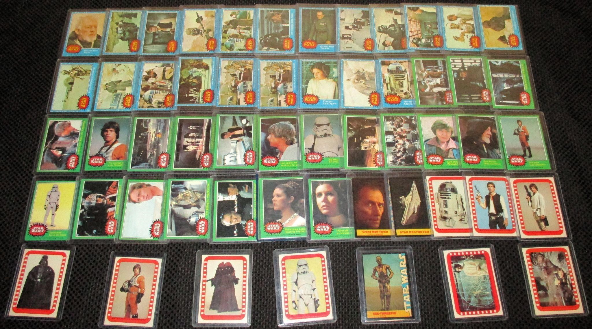 1977 TOPPS STAR WARS TRADING CARDS