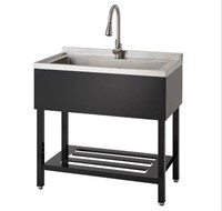 14 in. D x 30 in. W  Laundry/Utility Sink