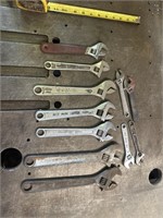 11 Adjustable Wrenches