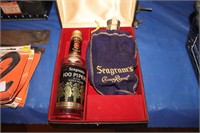 SEAGRAMS GIFT BOX 1962 CROWN ROYAL -