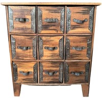 Wooden Apothecary Cabinet