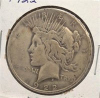 1922 Peace Dollar