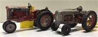 Pair Vintage Toy Tractors
