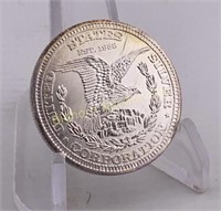 1974 One Troy Ounce .999 Silver Round