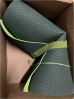 8mm yoga mat green/lime green