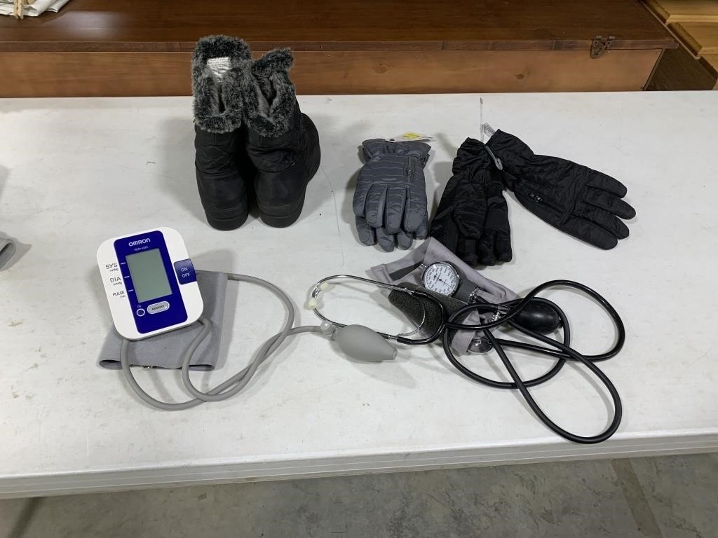 Electric blood pressure cuff, manual blood