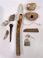 Artifacts: Stone / Petrified bone / Spear point