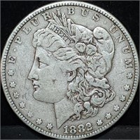 1882 Morgan Silver Dollar