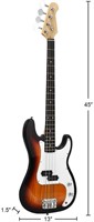 Full Size Electric Bass Guitar for Beginner