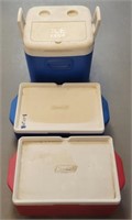 (3) Coolers including: (1) Igloo & (2) Coleman