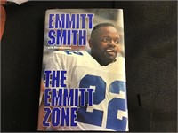 Emitt Smith autographed Book