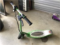 Green Razor Scooter. No charger