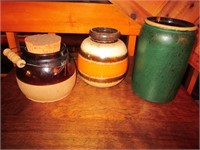 3 Clay Jars