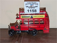 Vintage Double Decker Diecast bus