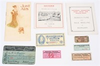 1904 World's Fair 4 PASSES & TICKETS & BOOKLETS