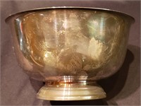 W M Rogers Silver Plate Footed Bowl